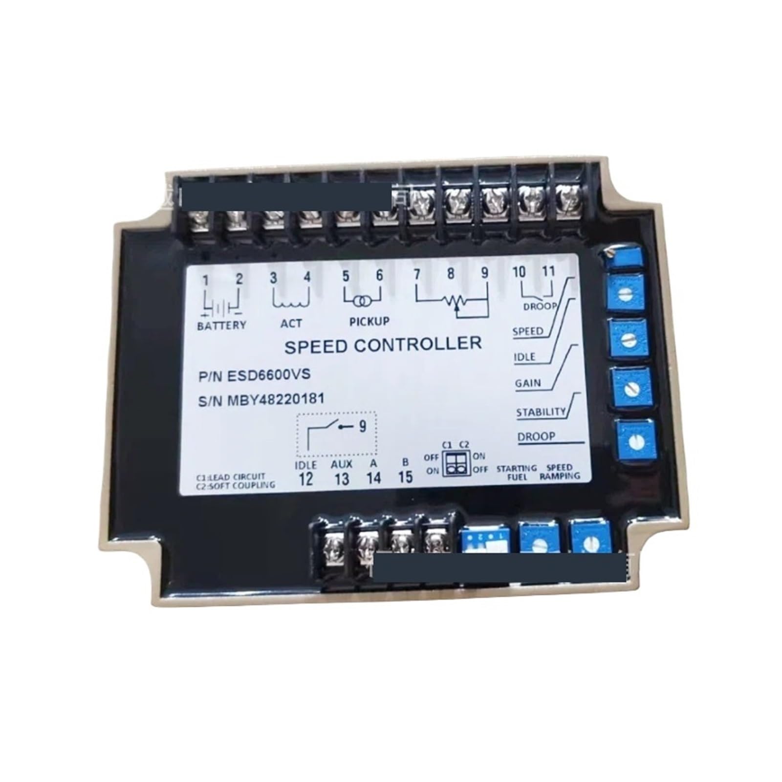 GTGFCSP ESD6600VS governor speed controller module