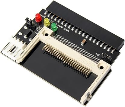 3.5 IDE 40pin Female to CF Card Adapter Converter CF Memory Card to 3.5 IDE Female Hard Drive Expansion Board Card 180 Degree Black