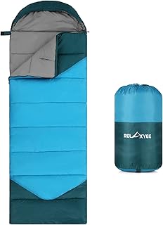 saco de dormir,HUIOP Saco de dormir de acampamento para adultos resistente à água ao ar livre para clima frio Equipamento de acampamento compacto para 3 estações Caminhadas Mochila Viajar,saco de dorm
