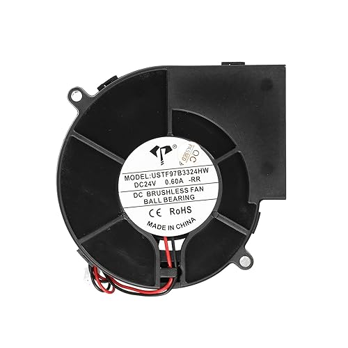 Miniatura 4 de MECCANIXITY Ventilador de enfriamiento sin escobillas DC Ventilador Enfriador 9733 3.819x3.819x1.299 in Turbina Turbo Dual Ball Bearing Ventilador