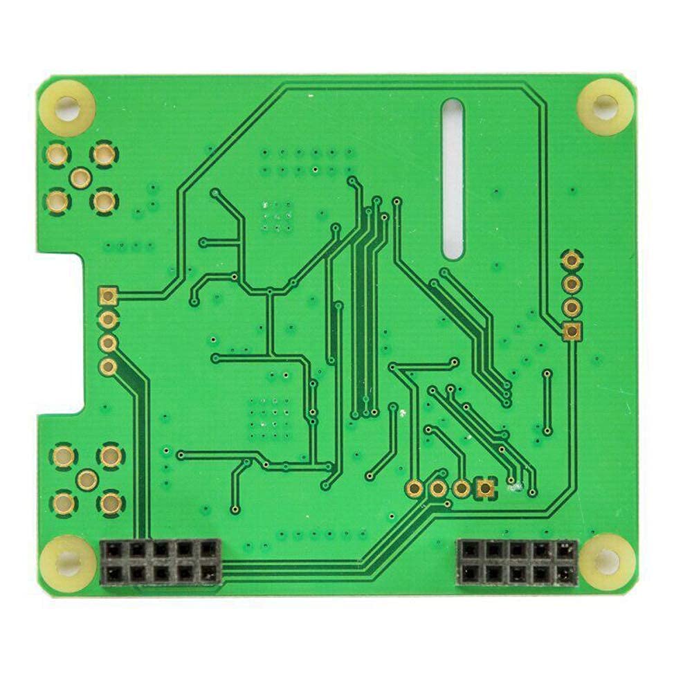 AURSINC Module MMDVM Double Hat Duplex Hotspot avec écran OLED 0.96 V1.47 Compatible P25 DMR YSF NXDN pour Raspberry Pi Vert