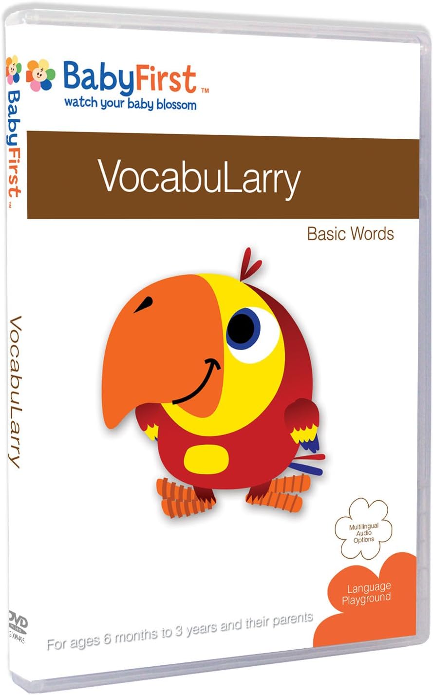 BabyFirstTV VocabuLarry - Basic Words DVD - PERFECT BIRTHDAY GIFT
