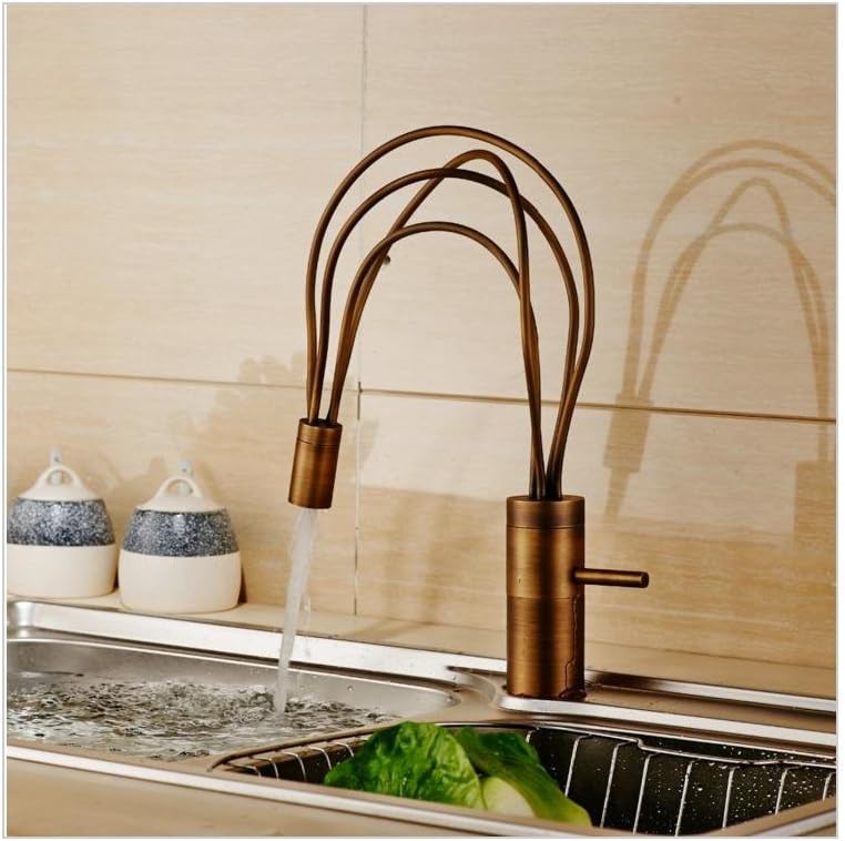 BL- Luxury Newly Single Handle One Hole Kichen Faucet Deck Mount Kitchen Mixer Tap with Hot Cold Water Chrome Finish