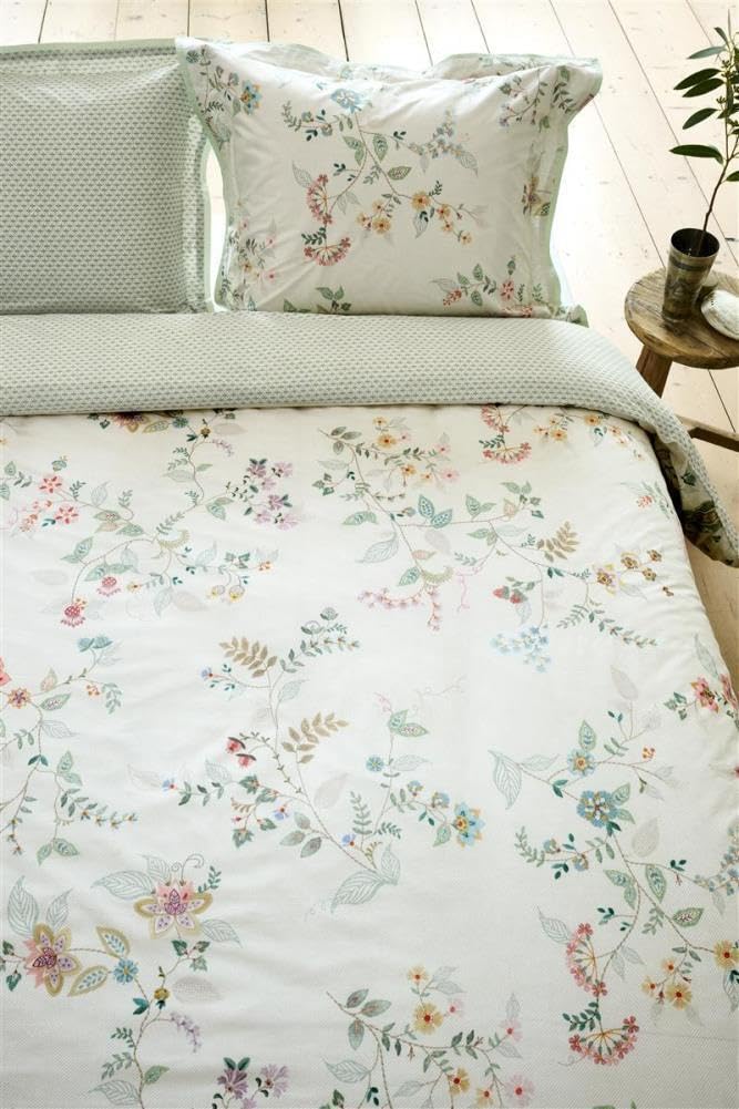 Pip Studio Bettbezugsset Kili Flower Weiss 135x200cm