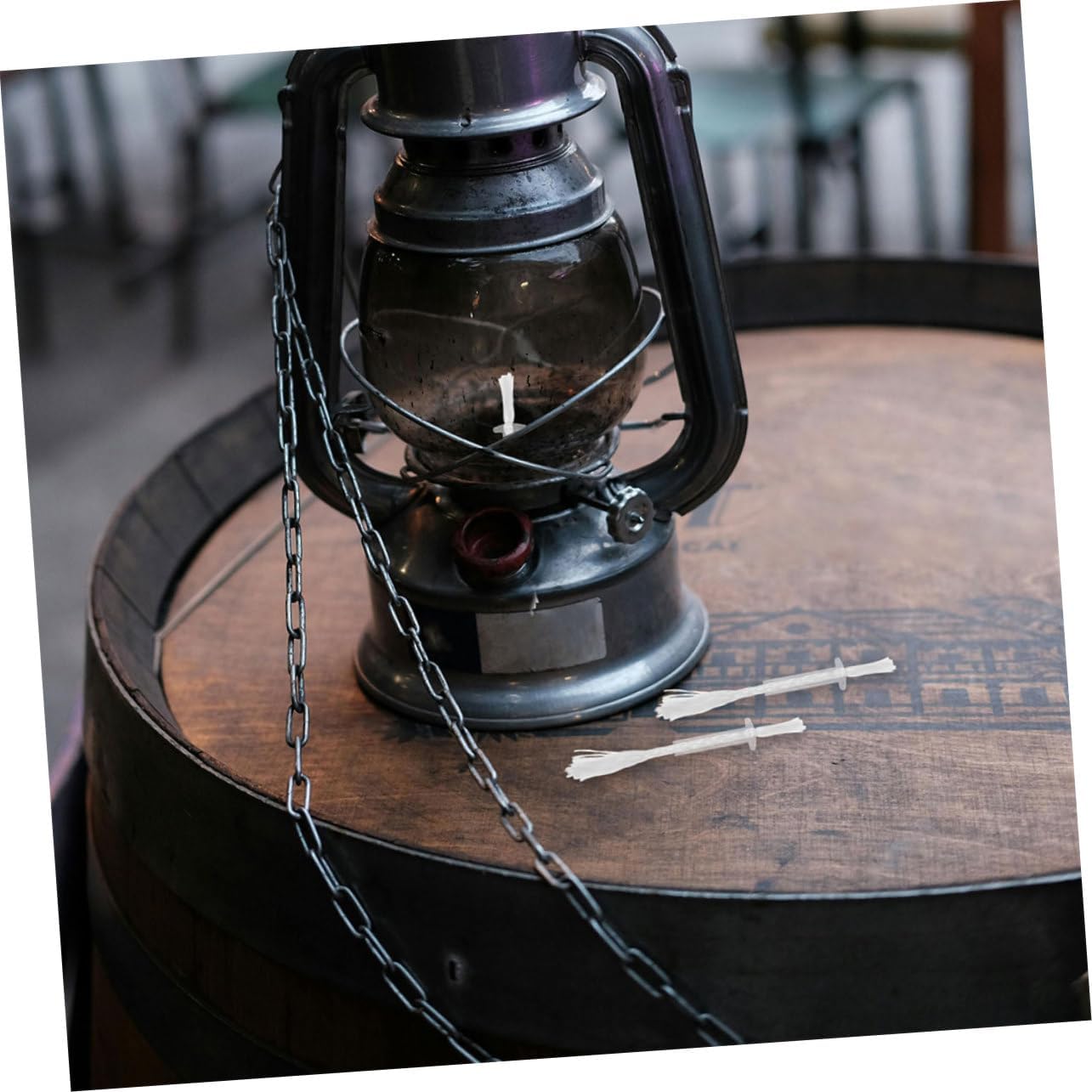 INOOMP 4 Pcs Cotton Wick Tube Holder Oil Lamp Wicks Replacement for Kerosene Lantern Oil Lamp Parts Temple Offerings Wedding Decor Camping Light Hot Pot Cooking Candle Supplies