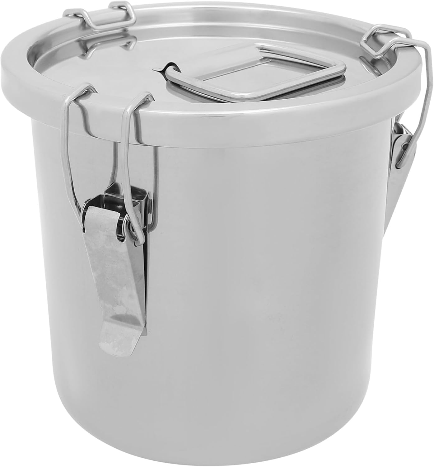 ABOOFAN Stainless Steel Airtight Barrel Large Milk Bucket Oil Bucket Food Storage for Kitchen