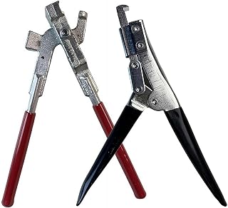 Radiator Repair Tool, Radiator Pliers Set, Alloy Radiator Clamp Pliers, Radiator Tab Lifter Plier and Tab Closing Plier for Condenser, Evaporator Maintenance on Cars and Trucks