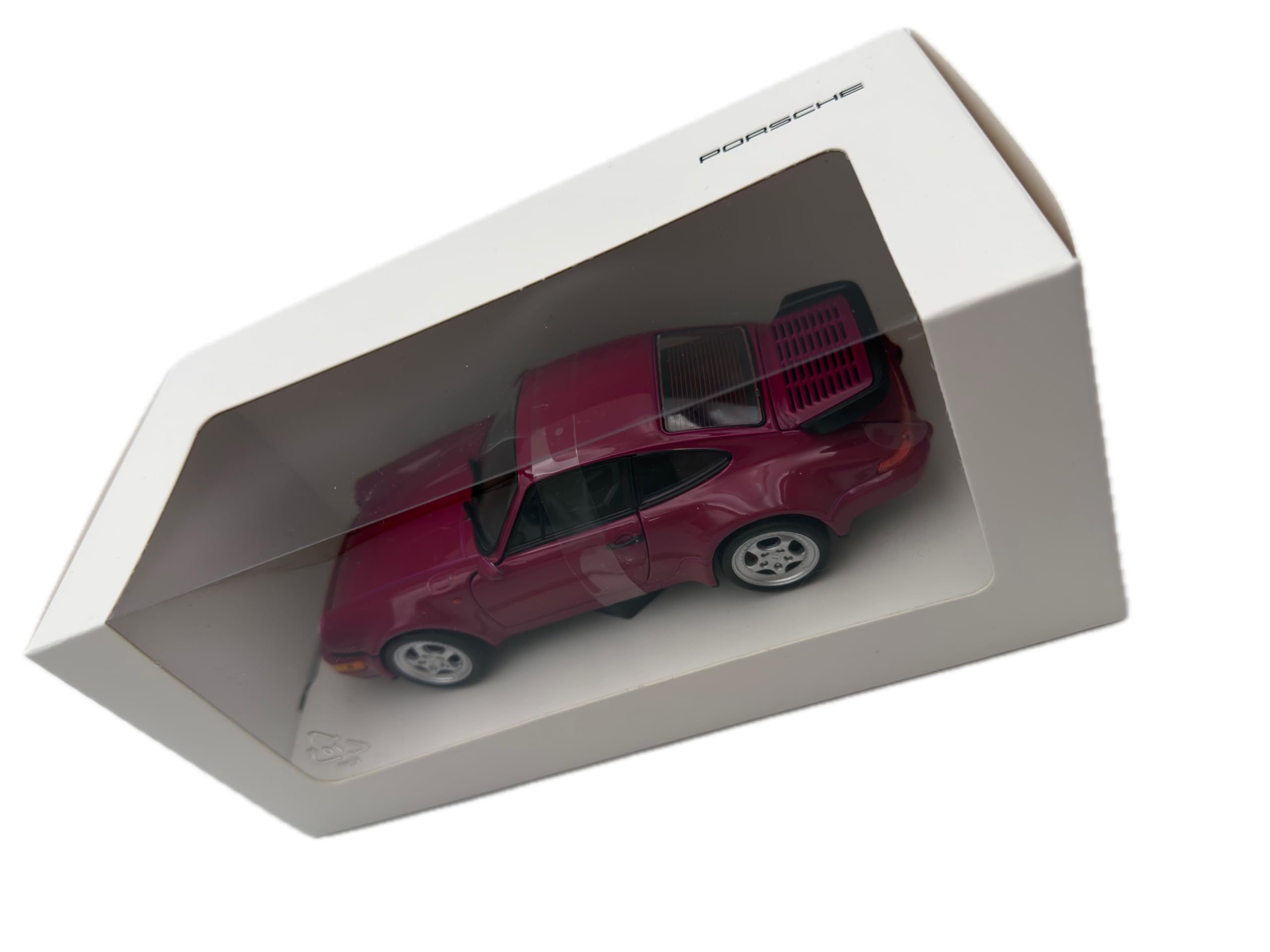 Porsche 911 Turbo (964) Modellauto 1:24, pink - Detailgetreues Sammlermodell I GT Marketing I Miniatur Fahrzeug (Museum Edition)