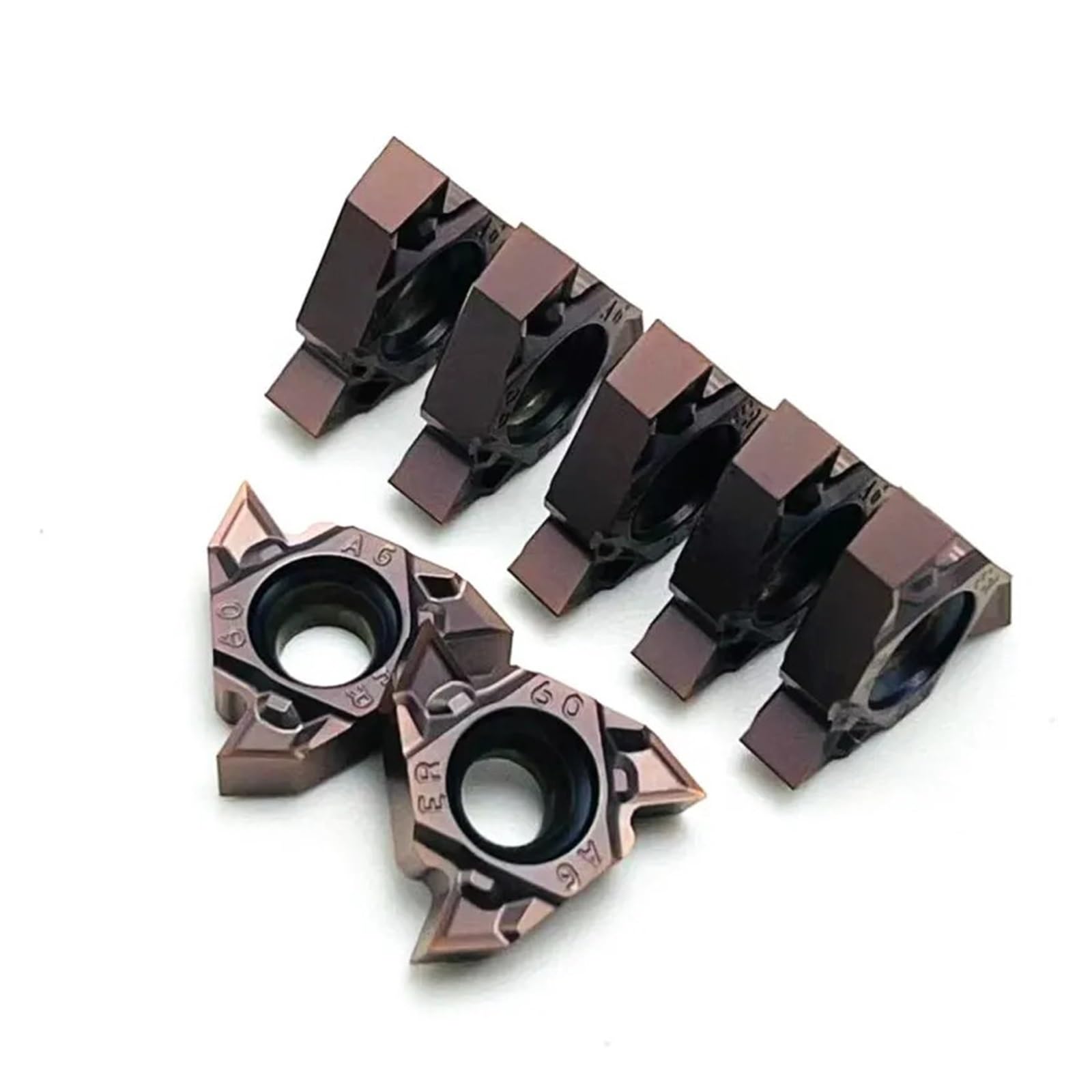 Insertos de Torno CNC Insertos de carburo 16ER AG60-S VP15TF UE6020 US735 Insertos de torneado Herramientas de torneado de roscas 16ER(16IR AG60-S VP15TF,200PCS(20box))