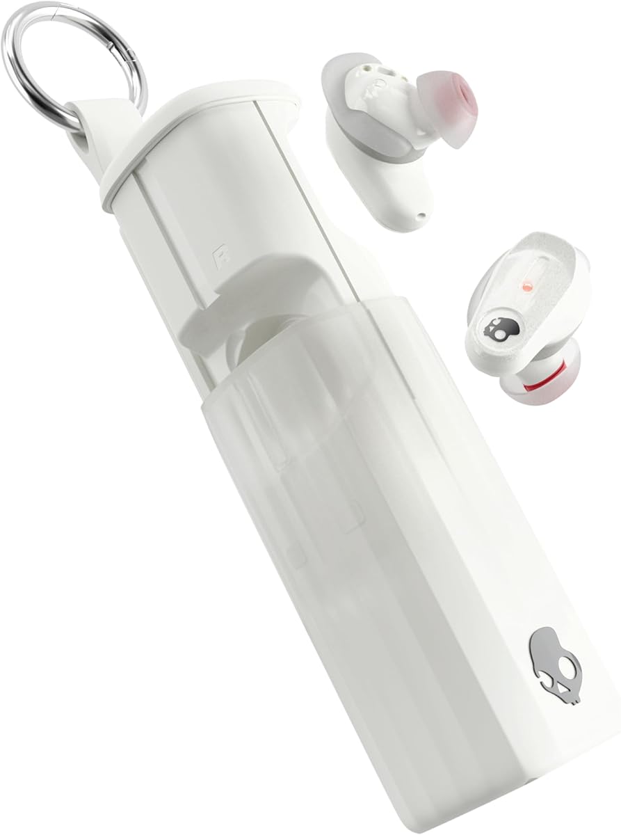 Skullcandy Method 360 ANC Wireless Earbuds, Sound by Bose, Bluetooth Headphones, Premium Noise Cancelling, Up to 40 Hrs Battery, Sweat and Water Resistant, Microphone for iPhone Android - Bone : Electronics