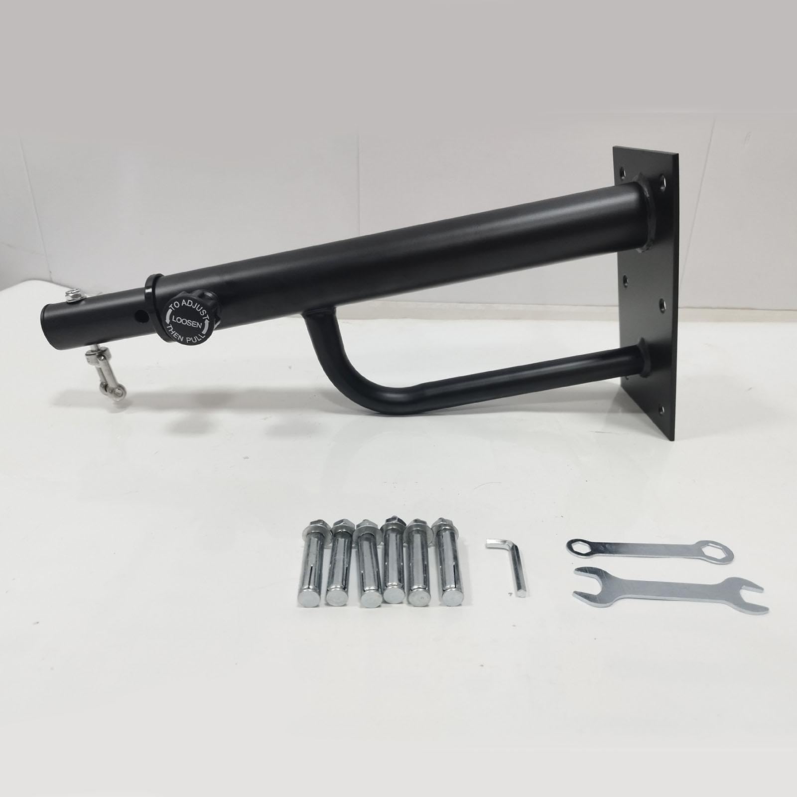 Punching Bag Halterung Wandhalterung Boxsack Halterung Schwerlast Rack aus Stahlrohr Verstellbar mit Schrauben Und Schraubenschlüssel für