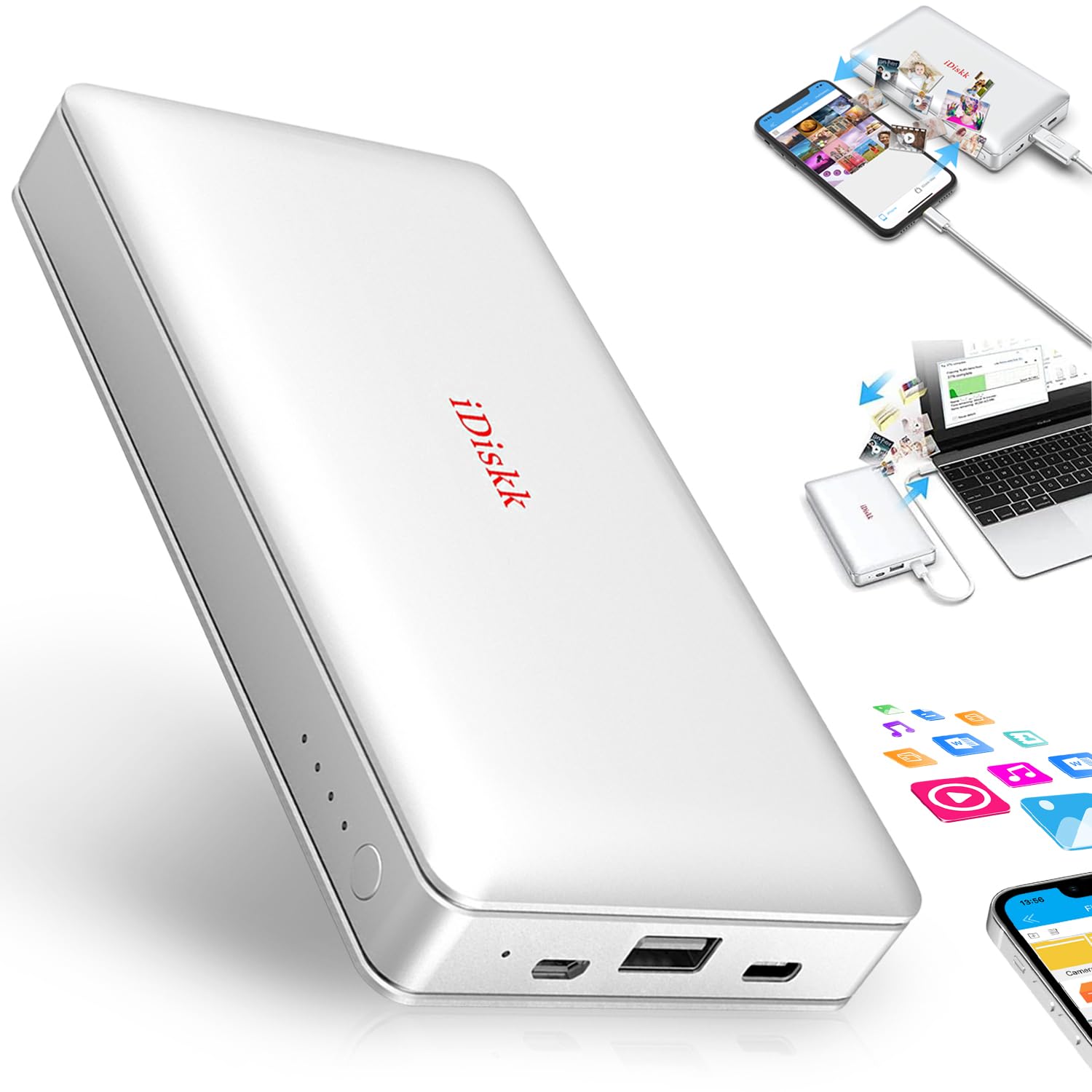 Amazon.co.jp: 【Apple MFi&PSE認証 1TB iPhone 17/16/15 外付けハード