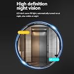 Video Doorbell, 4.3 Inch Display & 2 Way Intercom System, Auto Recording with 8MP Camera, 170° Wide Angle View, for Home Security with Built in Speaker and Microphone