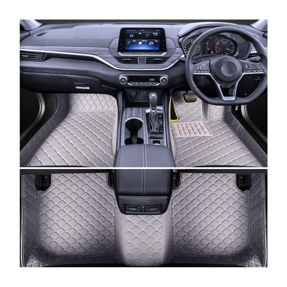 Tappetini Auto In Pelle Ecologica Su Misura Per VW Caddy V (2020-2022) - Set 4 Pezzi, Impermeabili, Antiscivolo