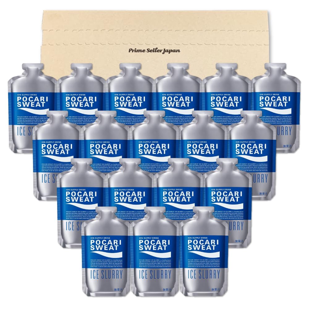 Amazon.co.jp: Pocari Sweat Ice Slurry, 3.5 oz (100 g) x 18 Bag Set