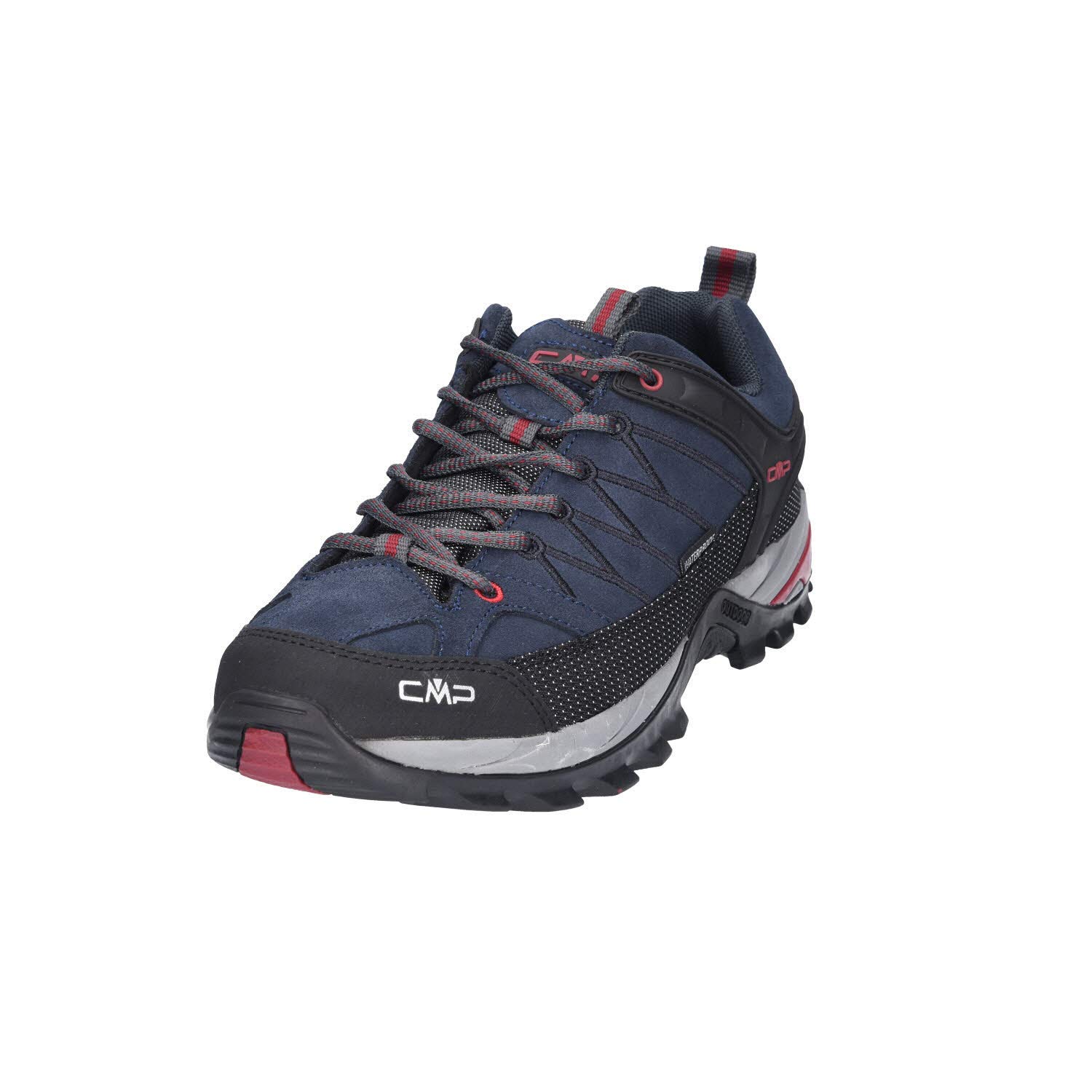 CMP Rigel Low Trekking Shoes Wp, Scarpe da trekking Uomo, Asphalt-Syrah 62BN, 45 EU