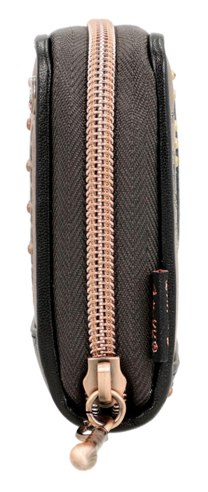 Anekke - Große Geldbörse für Damen - RFID-Schutz - Brieftasche aus Kunstleder mit Reißverschluss Shōen - Accessoires und Accessoires für Damen - Maße 21 x 10 x 3 cm, bunt