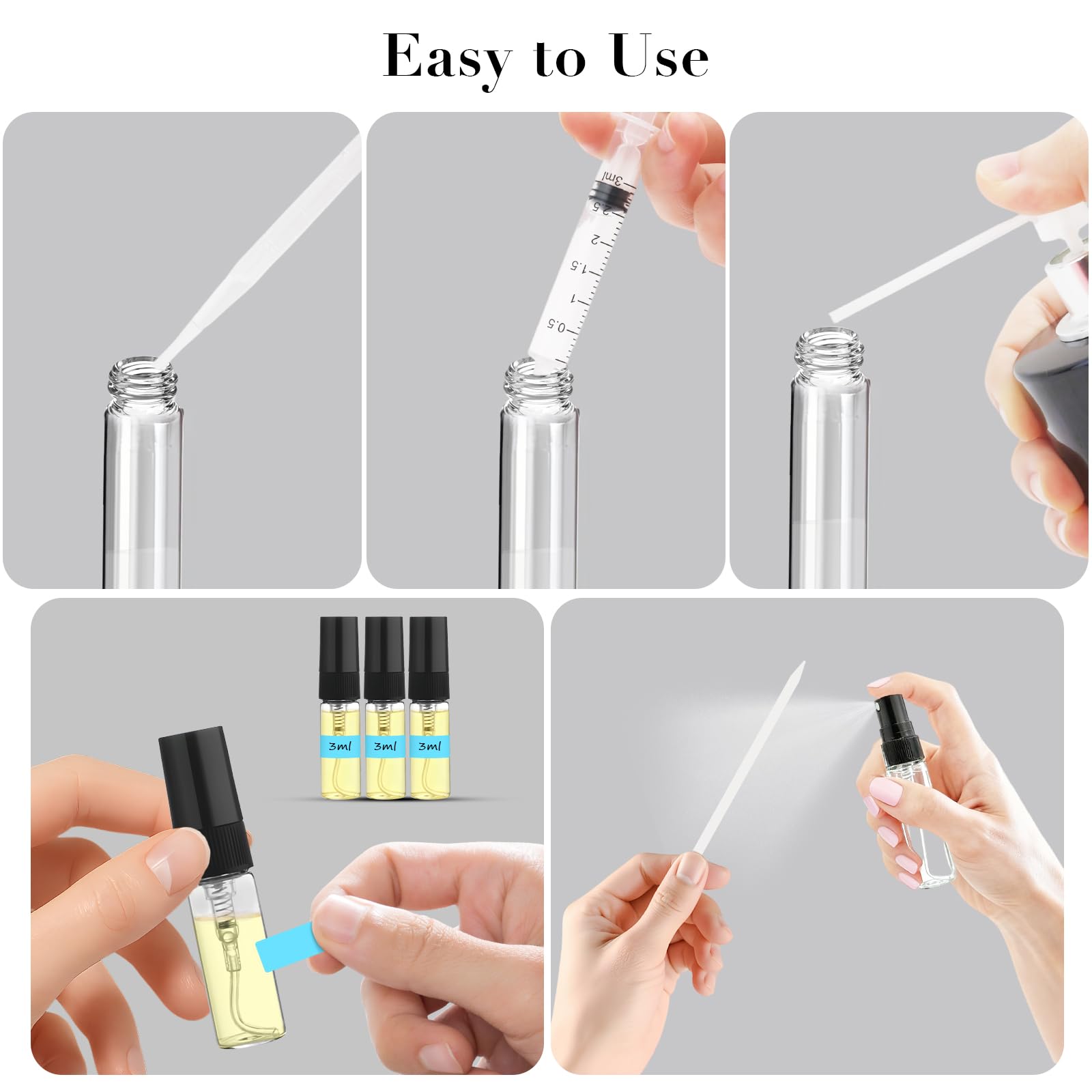 32 sztuki mini rozpylaczy do perfum