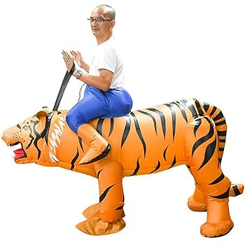 Amazon.co.jp: WILDLIFE ハロウィン 面白着ぐるみ 虎 トラ