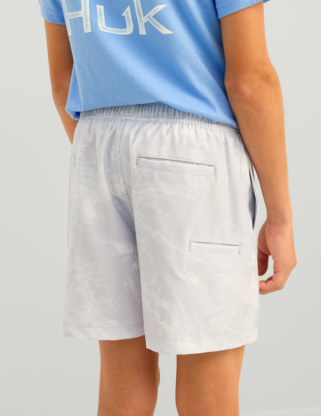 HUK Pantaloncini unisex per bambini, modello sportivo da volley, ad asciugatura rapida
