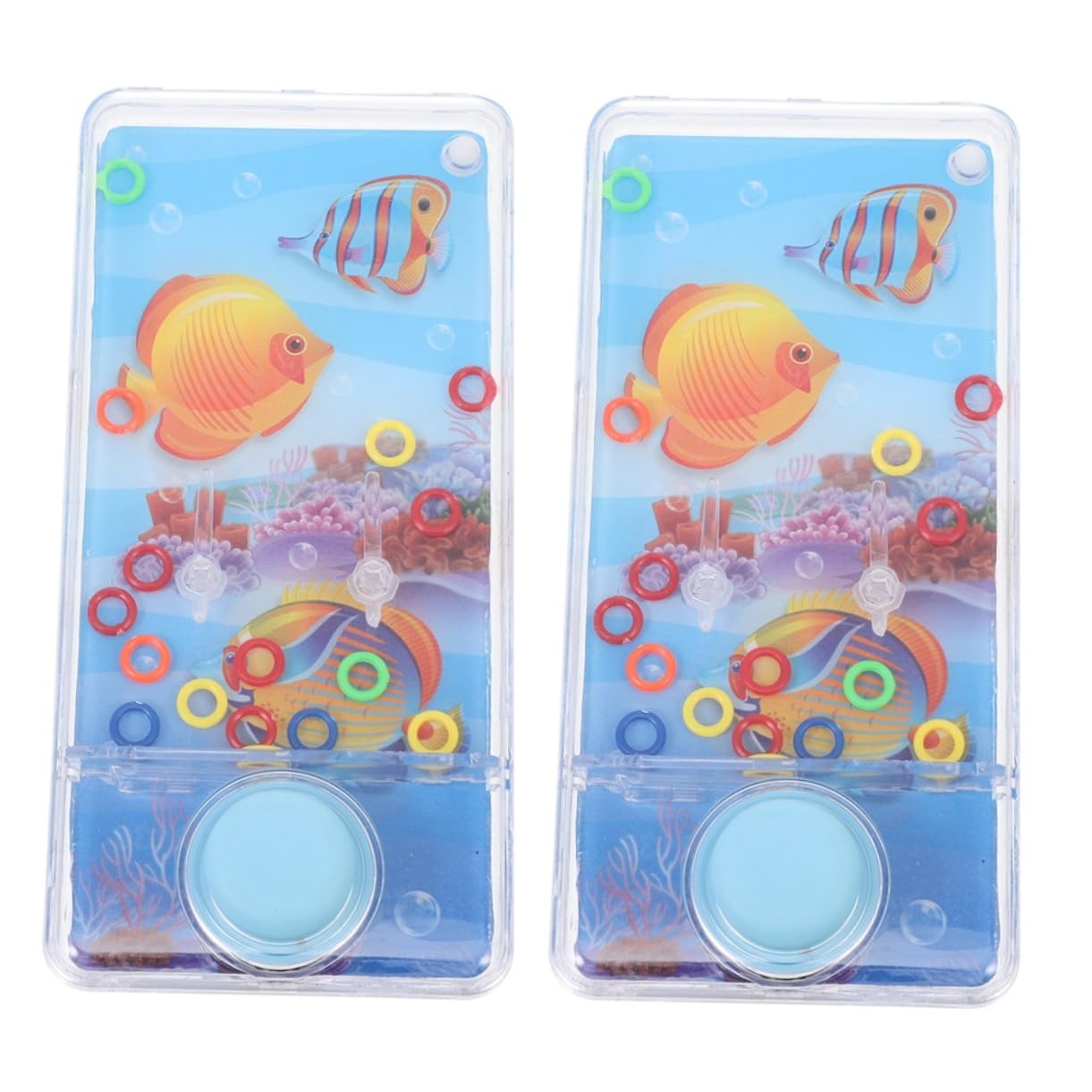 BCOATH 4Pcs Handheld Water Ring Toss Game Decompression for Interactive Water Game for Outdoor Fun Present for Boys