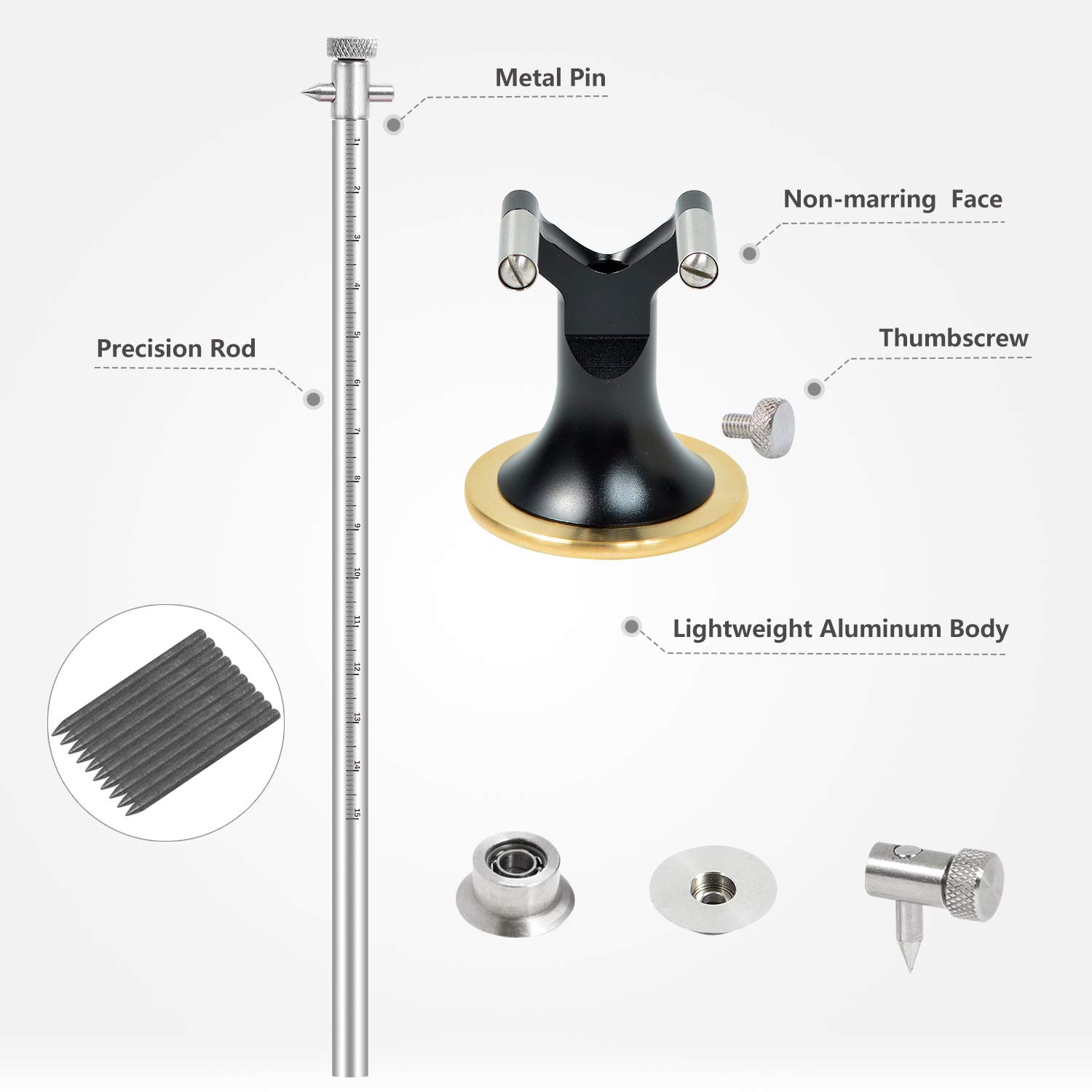 Buy Newkiton Wheel Marking Gauge Multi with Dual Function, 1 Bearing