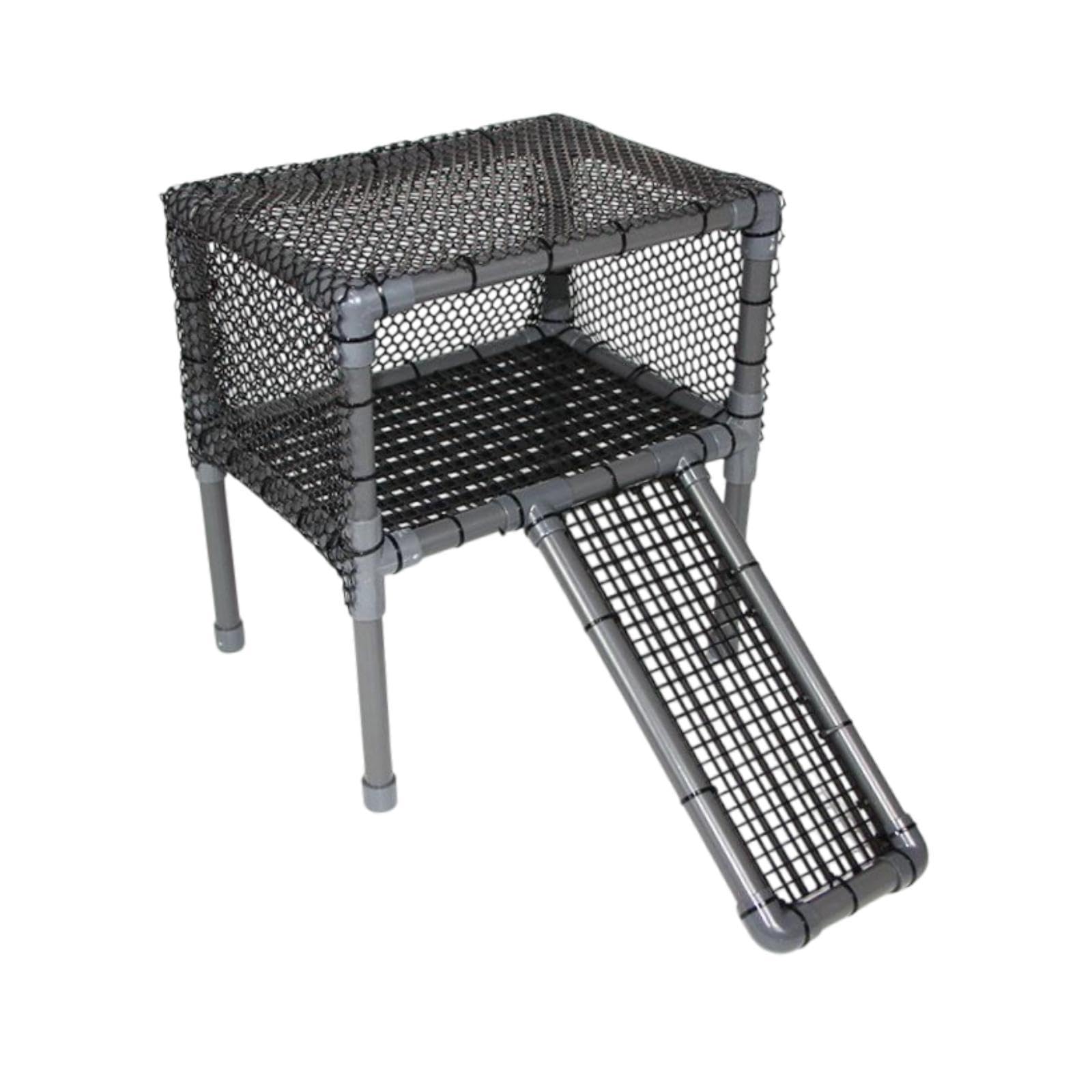 Sharplace Turtle Basking Platform, Reptile Tank Ladder, Terrace Climbing Shelf, Turtle Ramp for Newts Tortoises Bearded Dragon, C