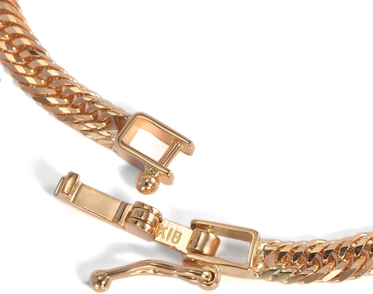 Amazon.co.jp: [SPERANZA] K18 18金 喜平 ブレスレット 12面トリプル