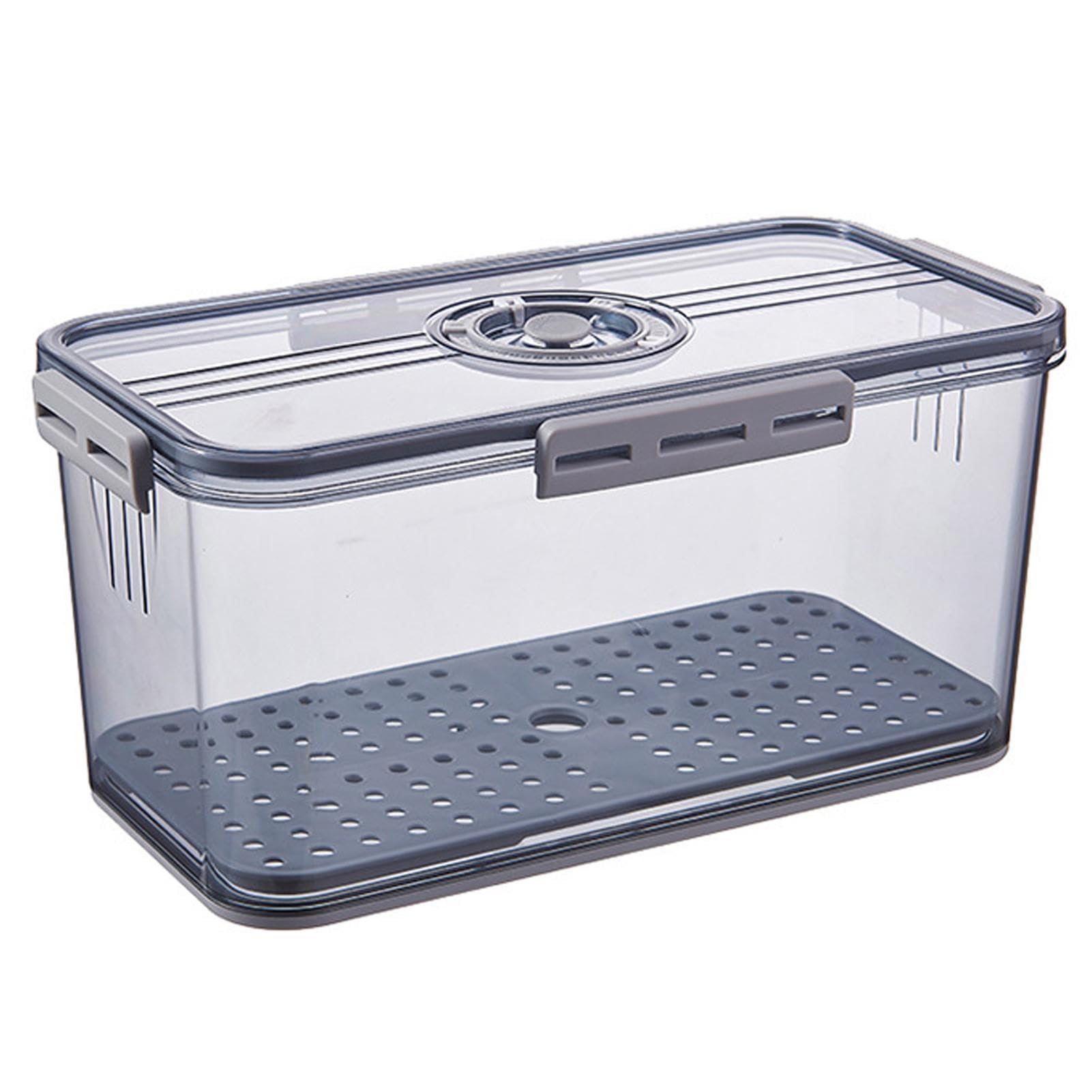 Caja de pan para refrigerador que evita el moho y controla la fecha