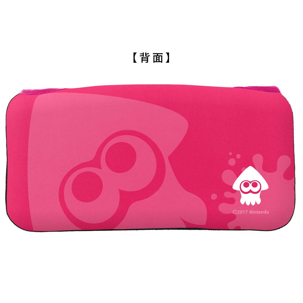 QUICK POUCH COLLECTION for Nintendo Switch (splatoon 2) Squid: Neon Pink Japan Import