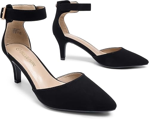 Vista 3 de Dream Pairs - Zapatos de vestir de tacón bajo para mujer
