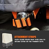 Vista 5 de Indoor/Outdoor Premium Ping Pong Table Cover Waterproof Dustproof Sunscreen Heavy-Duty Folding Table Tennis Table Cover