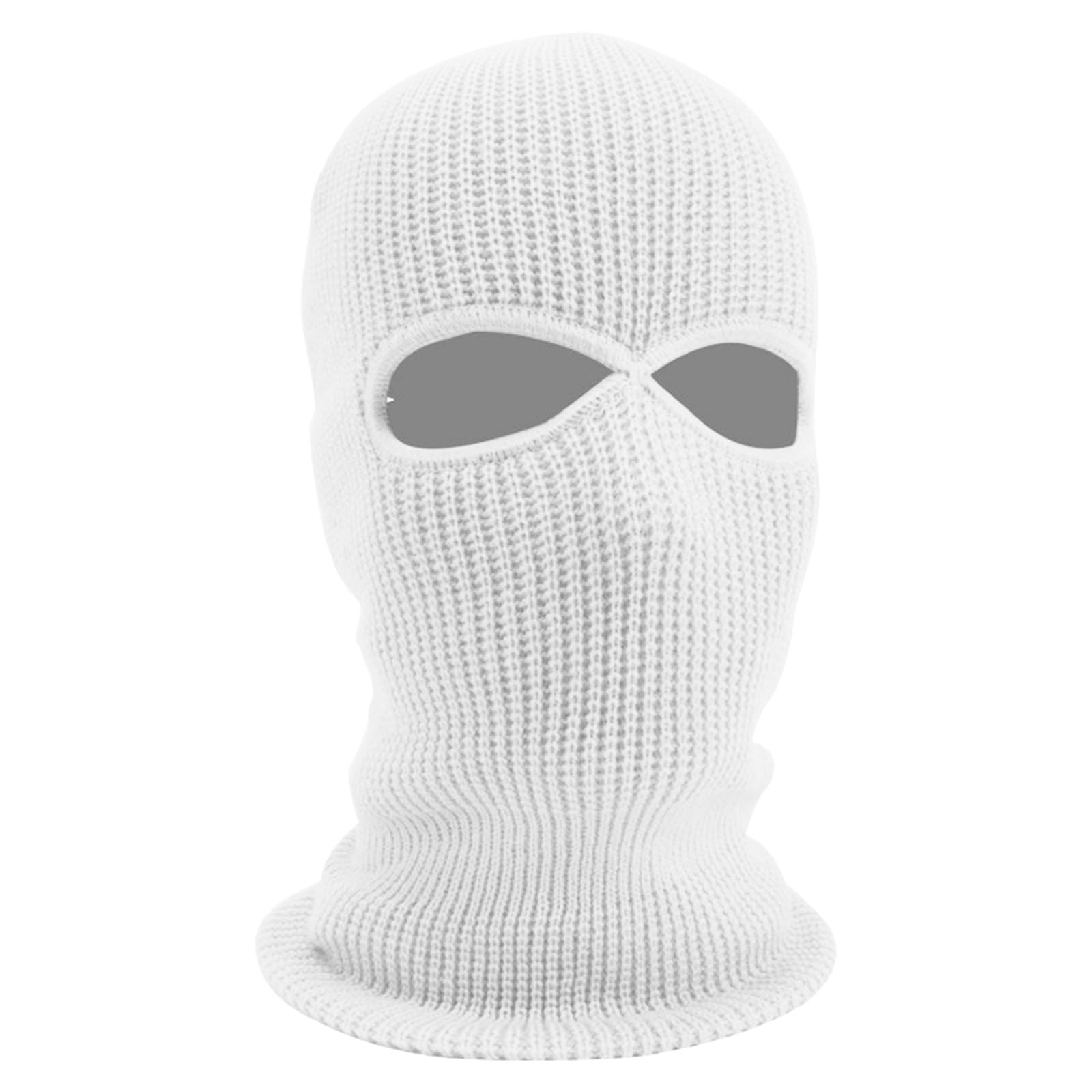 3 Hole Winter Knitted Mask for Unisex Adult Full Face Cover Ski Mask Warm Balaclava for Skiing, Sports, Snowboard