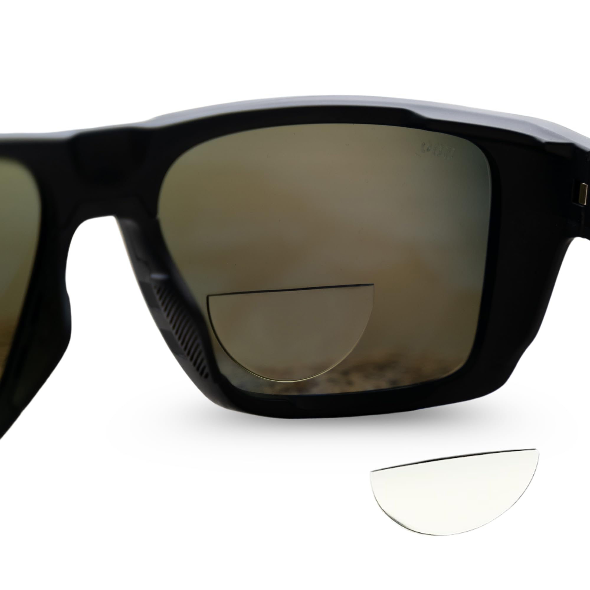 STICKTITE LENS - Auto Focus Reading Glasses - Stick-On Bifocal Lenses - Adjustable Progressive Lens Magnifying Sunglasses - Lightweight - Reusable Clear - 32mm