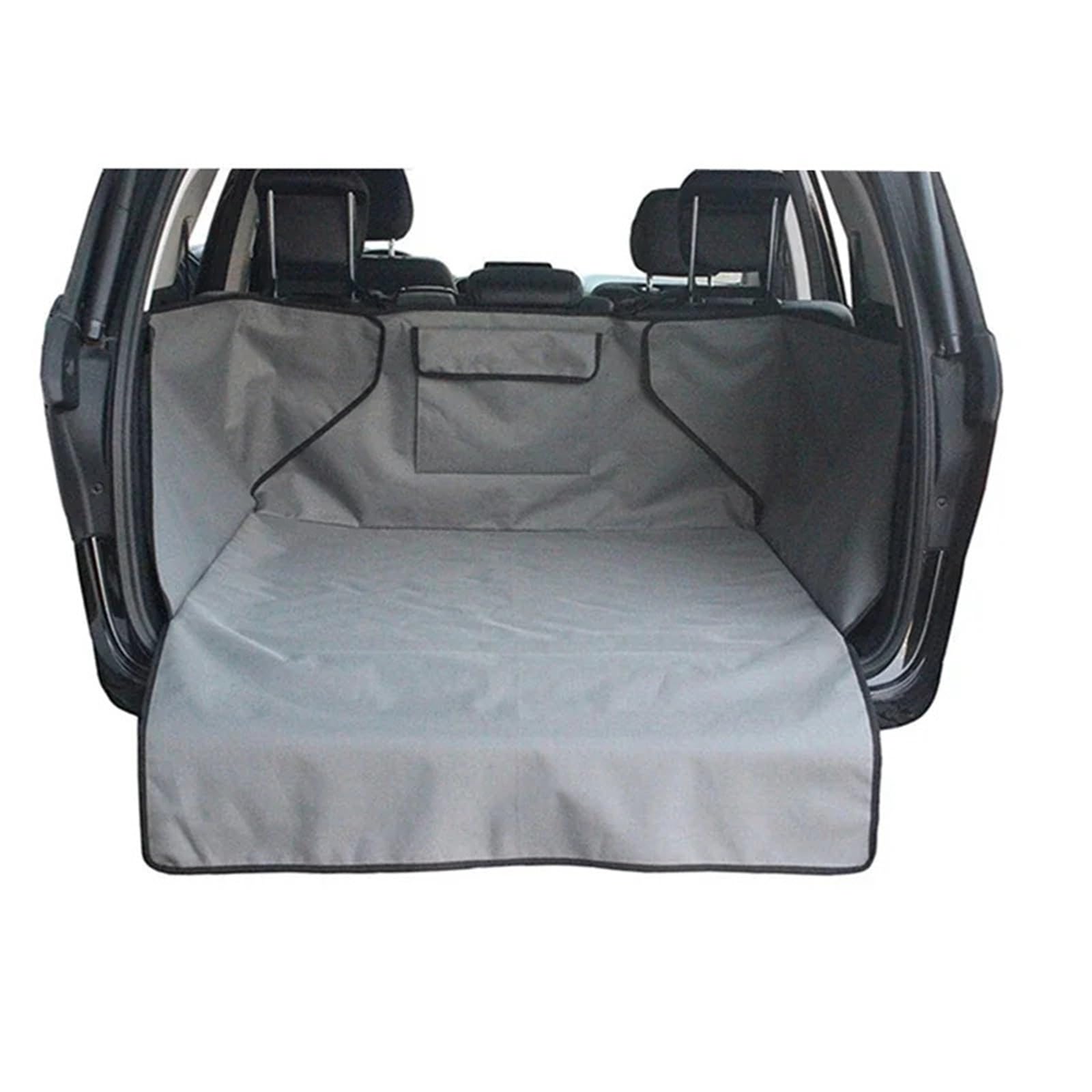 wykładzina cargo Pokrowiec na siedzenie samochodowe dla psa, transporter dla psa, mata do bagażnika samochodowego, wodoodporna wykładzina bagażnika SUV(GRAY,147x105x43cm)