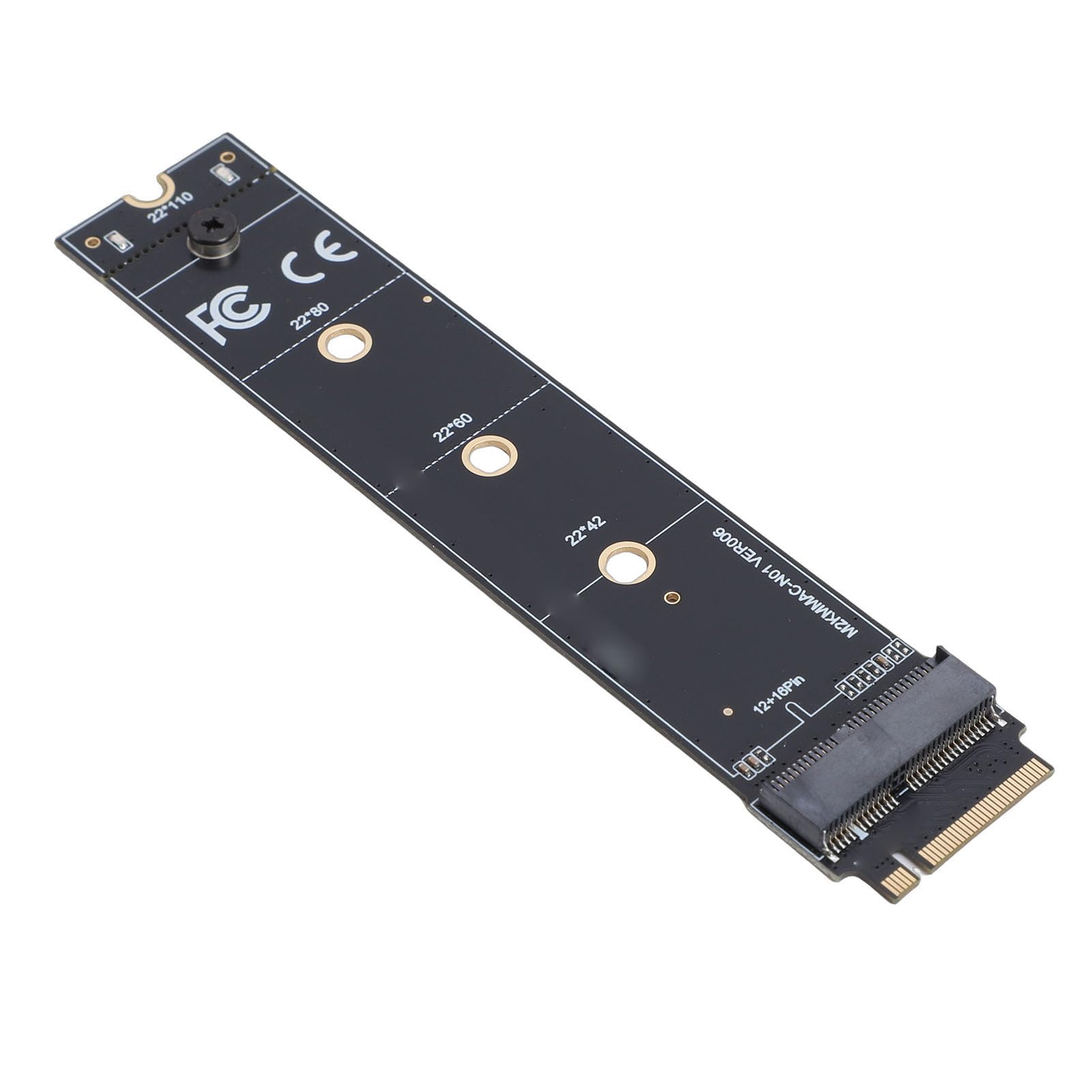 Karta Konwertera High Speed ​​12 16 Pin SSD na M.2 KEY-M do Laptopa z Systemem OS X 2013-2017 Plug and Play, dla Użytkowników Pro i Air