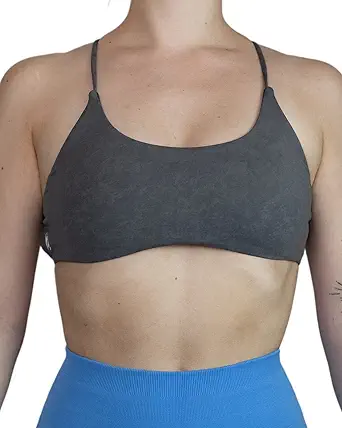 AUROLA Workout Sports Bras Women Athletic Removable Backless Strappy Criss Cross Light Support Gym Fitness Yoga Crop Bra