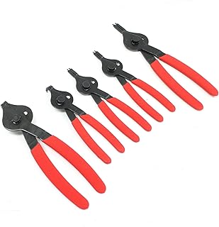 5 pieces Set Snap Ring Plier Set Internal External Circlip Retaining Pliers,Jikkolumlukka