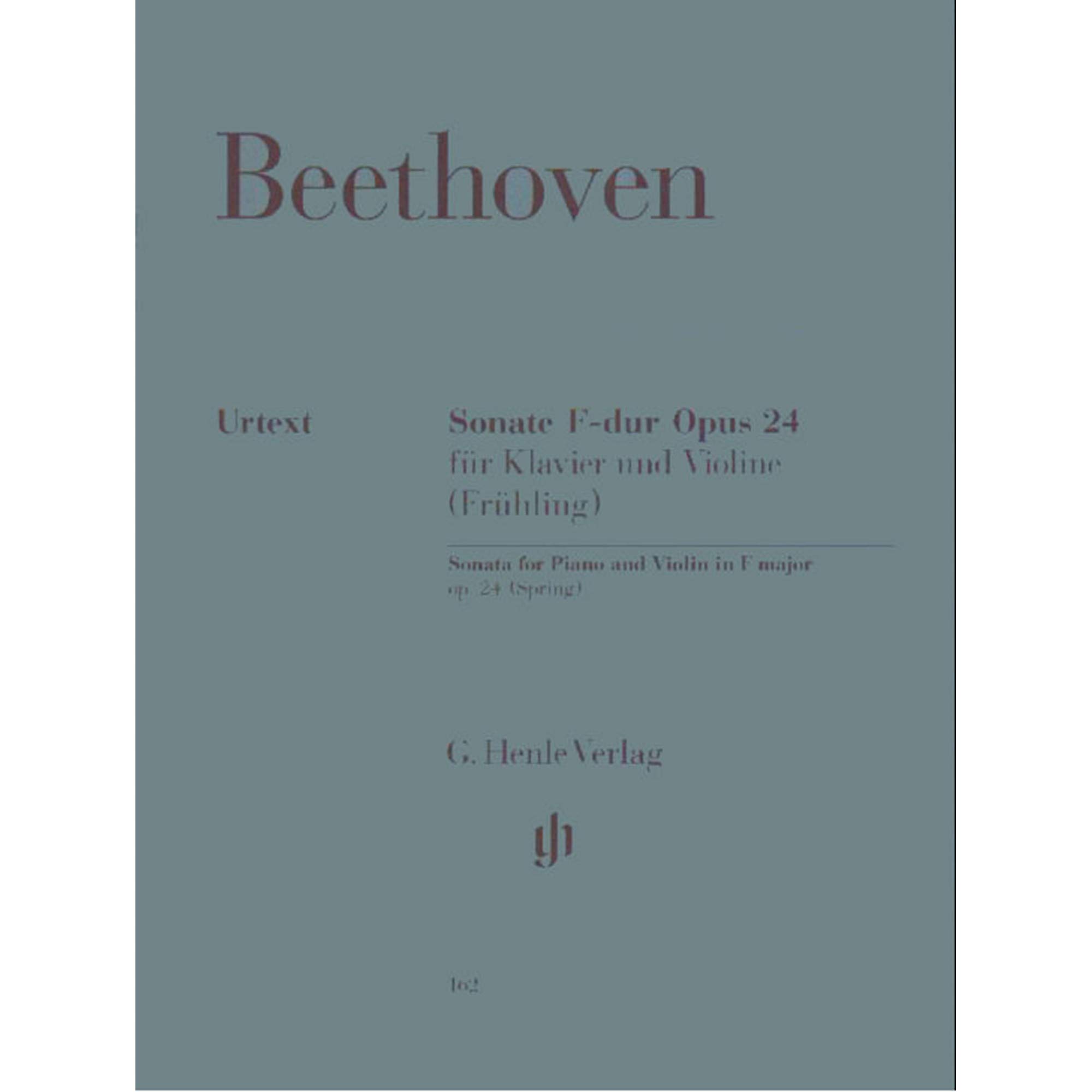 Sonata for Piano and Violin F major (Spring) op. 24 - piano and violin - (HN 162)