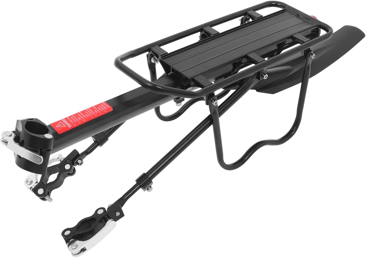 VANZACK 1set Aluminum Alloy Bike Rear Rack with Quick Release and Mudguard for Mountain Lightweight and Easy to Install Cargo Carrier for Daily Use and Travel