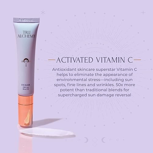 Miniatura 7 de Tru Alchemy Eye Elixir Crema refrescante para el tratamiento de ojos, crema de ojos de círculo oscuro para hinchazón y bolsas debajo de los ojos,