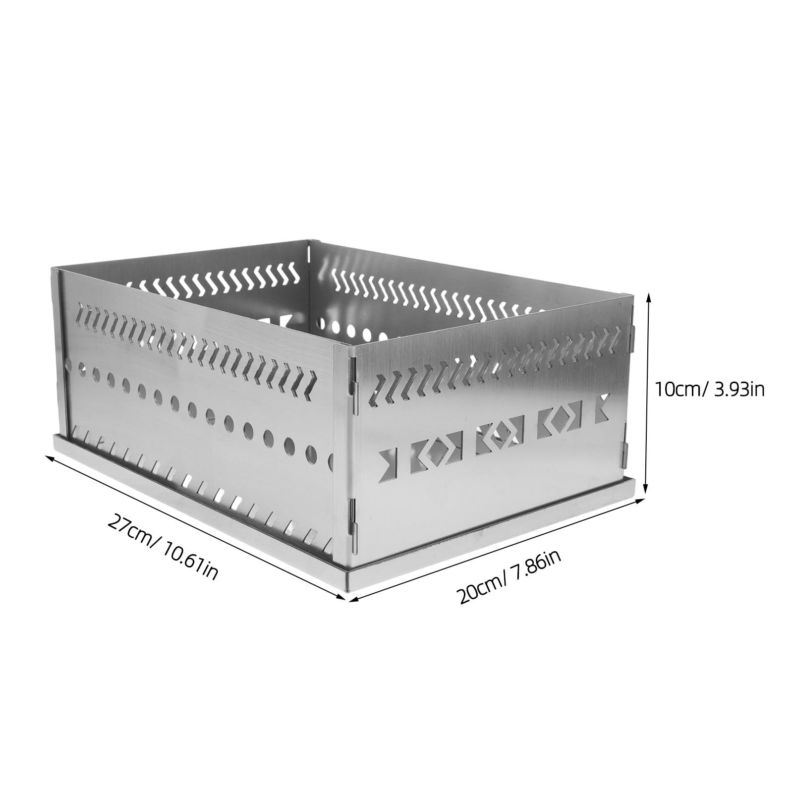 Panier à Pierres pour Sauna Poêle Bois Charbon Acier Inoxydable