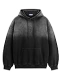 Essential Hoodies For Men Acid Wash Gradient Oversized Heavyweight Cotton Plain Hooded Sweatshirt Unisex