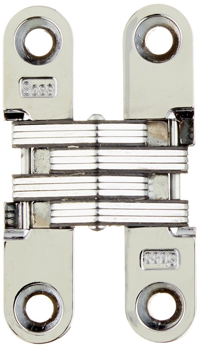 SOSS Invisible Hinges - Satin Brass Finish -3