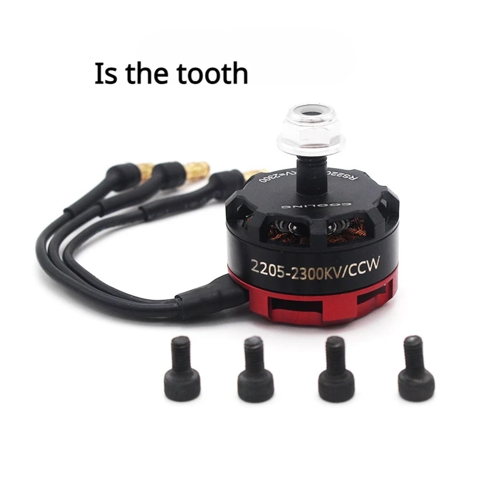 Motore brushless RS2205 for droni da corsa ad alta velocità con aeroplani da 2300 KV(1pcs CCW 2205)
