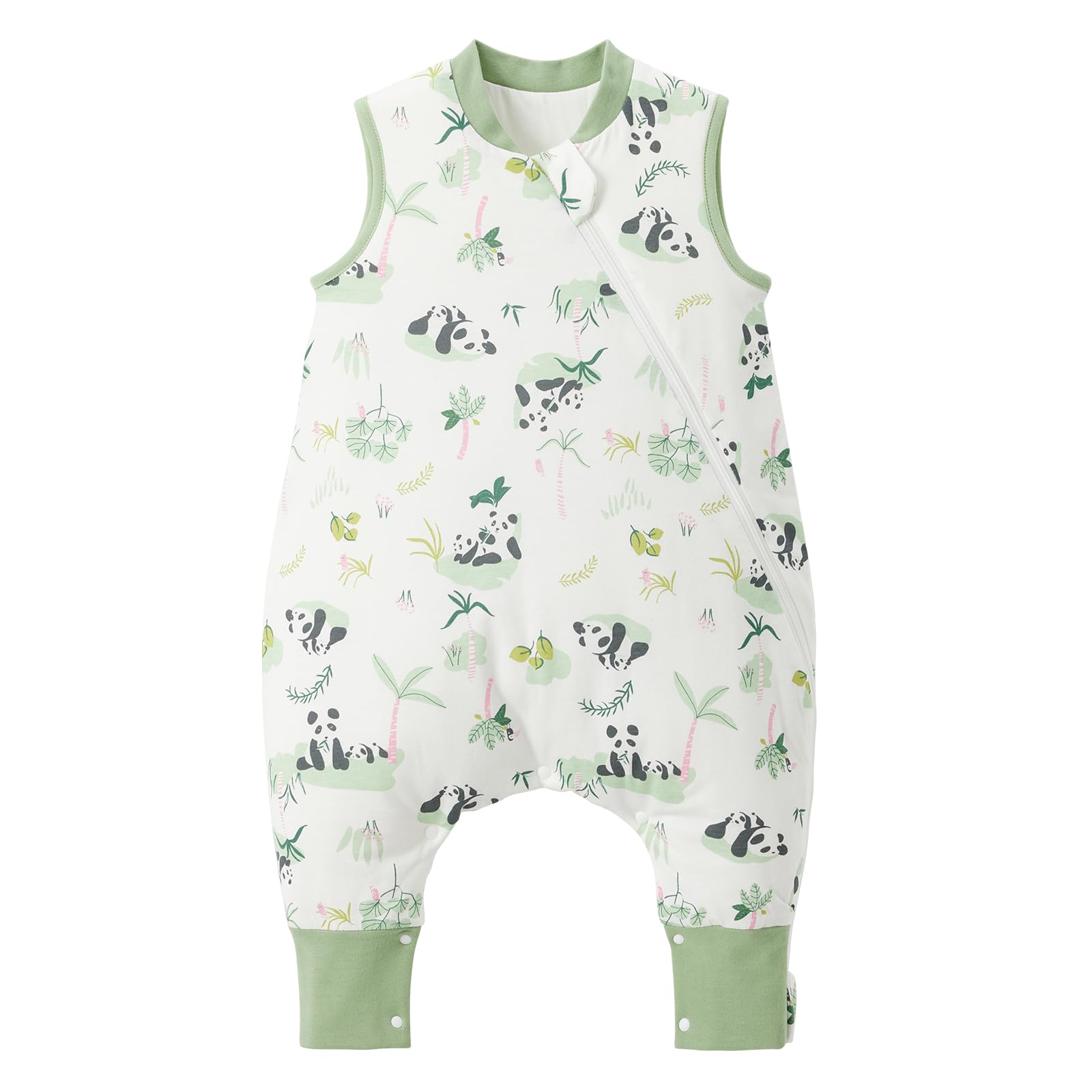 LULUMONKEY Baby Winter Sleeping Bag with legs 1.5 Tog, Soft Cotton Toddler Wearable Blanket for Baby Girls and Boys, Baby Sleeping Bag with Feet, 6-12 Months â image 1