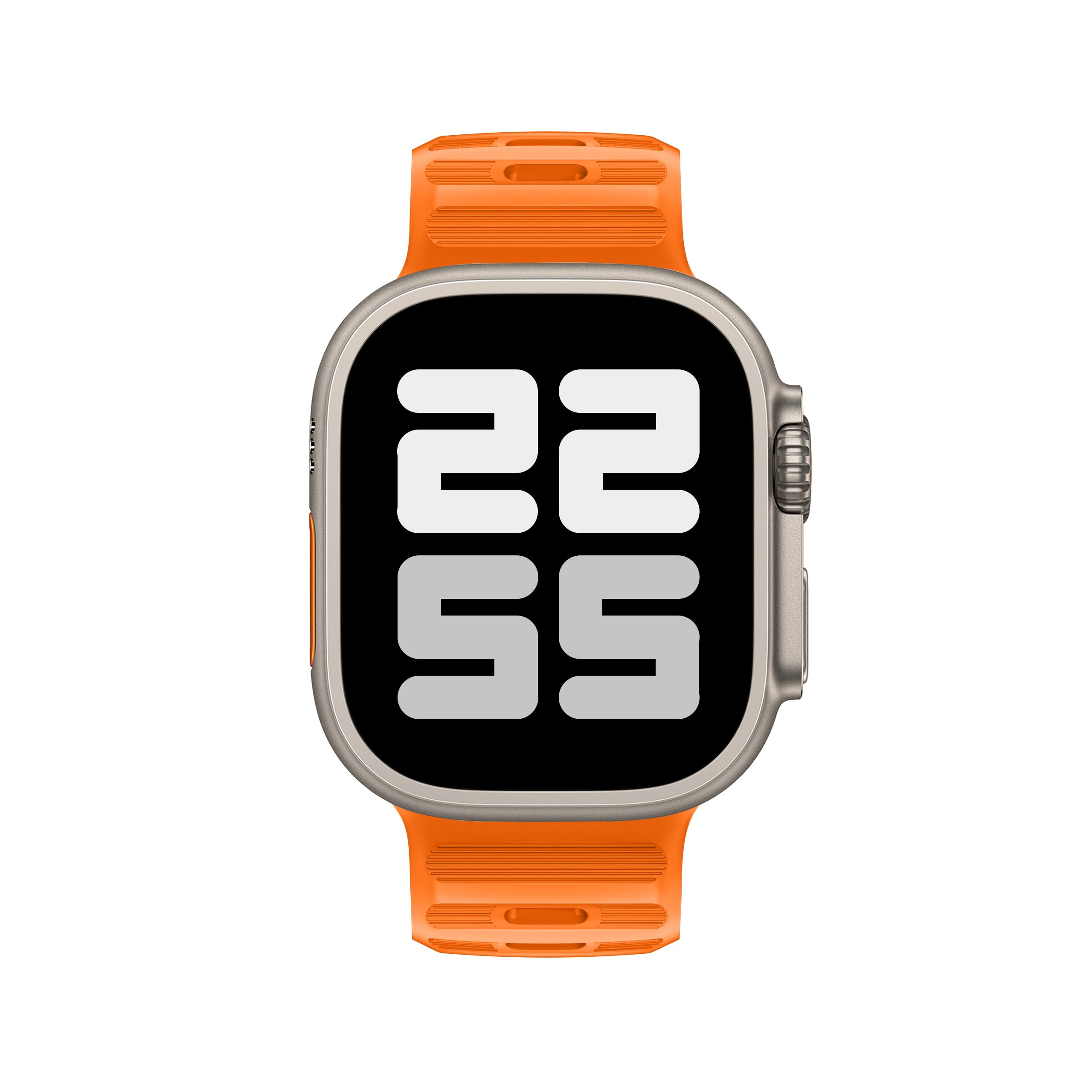 DONEGANI UC1 Cinturino per Apple Watch Ultra 2 49mm, Serie 10 46mm, 9 8 7 45mm 41mm, SE 6 5 4 44mm 40mm, 3 2 1 42mm 38mm Donna Uomo Band Bracciale Sport Silicone, Arancione