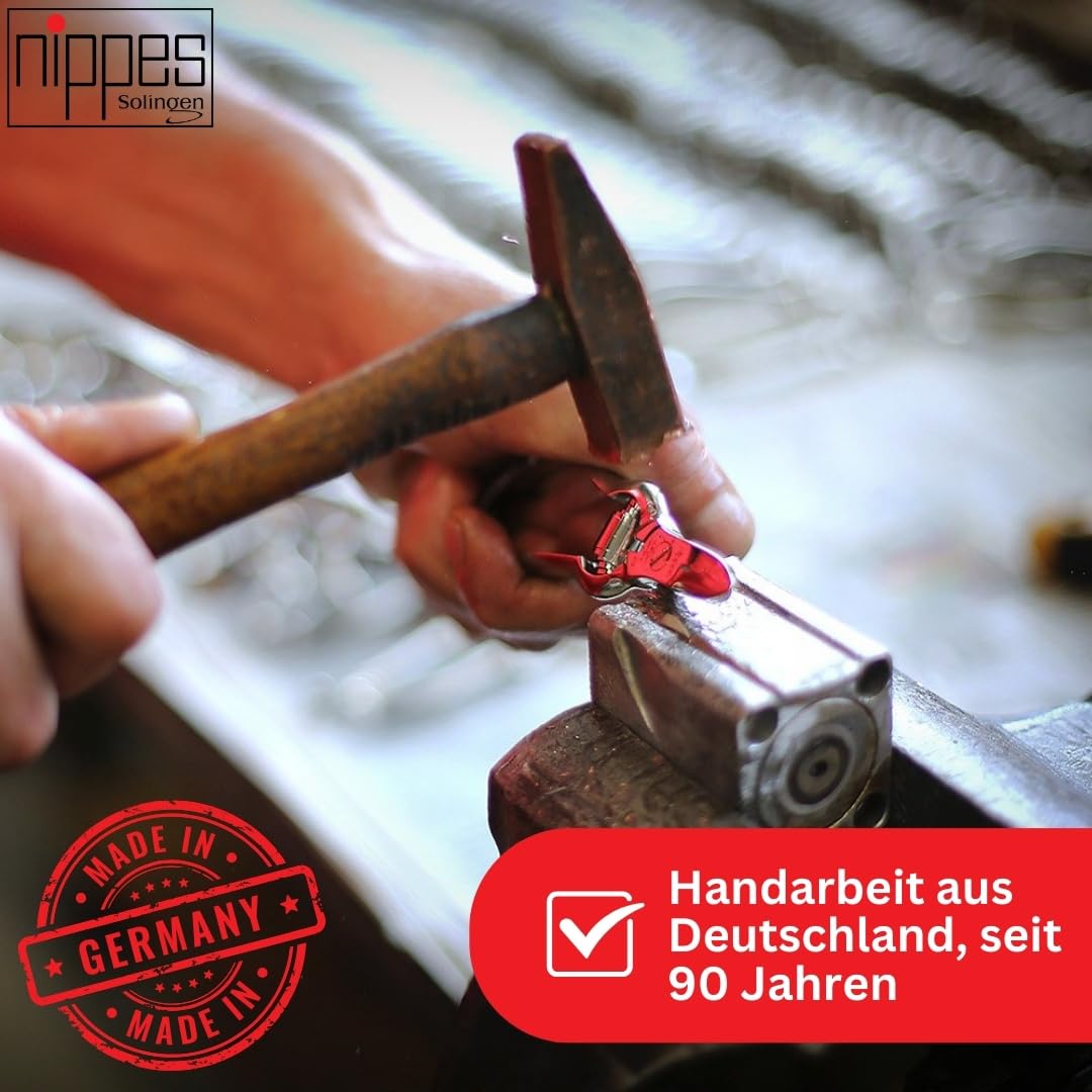 Nippes Solingen, pinza angolare in acciaio nichelato, 13 cm, 72 g