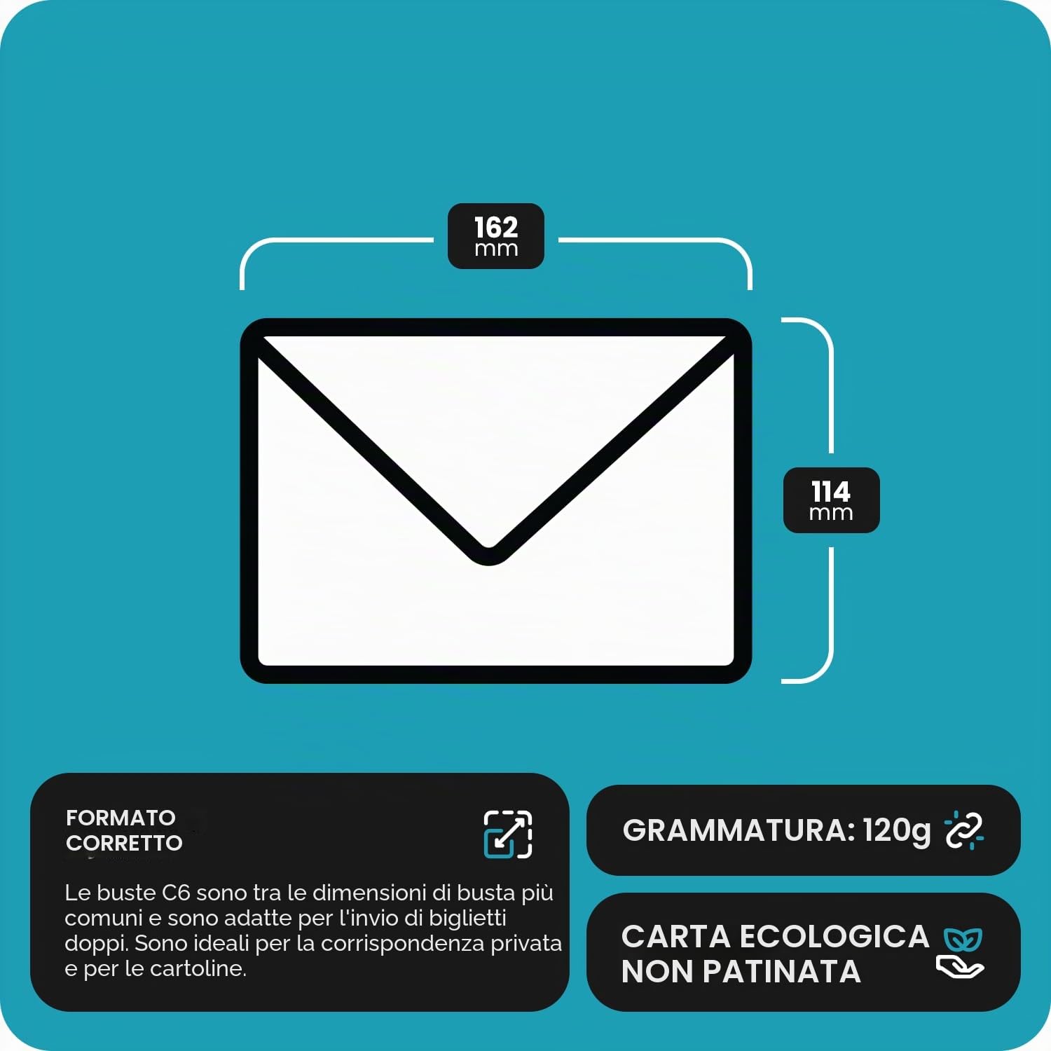 Netuno 100 buste lettera crema scuro formato C6 114 x 162 mm 120g Keaykolour Biscuit buste da lettera ecologiche carta riciclata buste colorate eleganti per partecipazioni inviti battesimo | Keaykolour Biscuit, eleganti buste color crema per matrimonio, b
