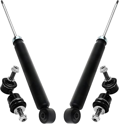 Miniatura 224 de Detroit Axle - Amortiguadores traseros para Chevrolet Equinox GMC Terrain Pontiac Torrent Saturn Vue Suzuki XL-7, 2 Amortiguadores traseros